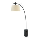 Hospitality furniture - Linen Shade Sloped Floor Lamp - www.oroatrade.com