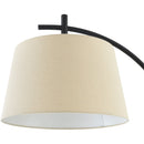 Hospitality furniture - Linen Shade Sloped Floor Lamp - www.oroatrade.com