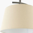 Hospitality furniture - Linen Shade Sloped Floor Lamp - www.oroatrade.com