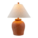 Hospitality furniture - Red Ceramic Accent Table Lamp - www.oroatrade.com