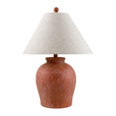 Hospitality furniture - Red Ceramic Accent Table Lamp - www.oroatrade.com