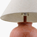 Hospitality furniture - Red Ceramic Accent Table Lamp - www.oroatrade.com