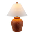 Hospitality furniture - Red Ceramic Accent Table Lamp - www.oroatrade.com