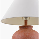 Hospitality furniture - Red Ceramic Accent Table Lamp - www.oroatrade.com
