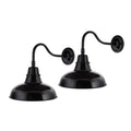Hospitality furniture - Metal Shade Outdoor Wall Lamps (2) - www.oroatrade.com
