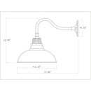 Hospitality furniture - Metal Shade Outdoor Wall Lamps (2) - www.oroatrade.com