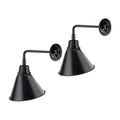 Hospitality furniture - Conical Metal Shade Wall Lamps (2) - www.oroatrade.com