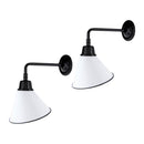 Hospitality furniture - Conical Metal Shade Wall Lamps (2) - www.oroatrade.com