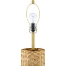 Hospitality furniture - Woven Rattan Accent Floor Lamp - www.oroatrade.com