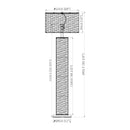 Hospitality furniture - Woven Rattan Accent Floor Lamp - www.oroatrade.com