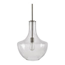 Hospitality furniture - Clear Glass Silver Pendant Light - www.oroatrade.com