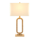 Contract furniture - Natural Hemp Wrapped Table Lamp - www.oroatrade.com