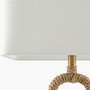 Contract furniture - Natural Hemp Wrapped Table Lamp - www.oroatrade.com