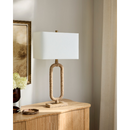 Contract furniture - Natural Hemp Wrapped Table Lamp - www.oroatrade.com