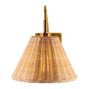 Hospitality furniture - Natural Rattan Wall Lamp - www.oroatrade.com