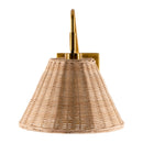 Hospitality furniture - Natural Rattan Wall Lamp - www.oroatrade.com