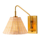 Hospitality furniture - Natural Rattan Wall Lamp - www.oroatrade.com