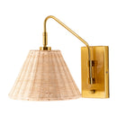 Hospitality furniture - Natural Rattan Wall Lamp - www.oroatrade.com