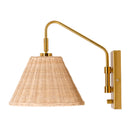 Hospitality furniture - Natural Rattan Wall Lamp - www.oroatrade.com