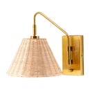 Hospitality furniture - Natural Rattan Wall Lamp - www.oroatrade.com