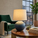 Hospitality furniture - Glazed Ceramic Linen Table Lamp - www.oroatrade.com