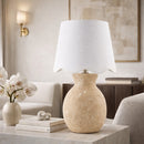 Modern European furniture - Natural Brown Accent Table Lamp - www.oroatrade.com