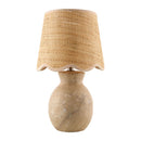 Modern European furniture - Natural Brown Accent Table Lamp - www.oroatrade.com