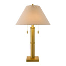 Contract furniture - Taupe Linen Accent Table Lamp - www.oroatrade.com