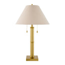 Contract furniture - Taupe Linen Accent Table Lamp - www.oroatrade.com