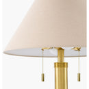 Contract furniture - Taupe Linen Accent Table Lamp - www.oroatrade.com