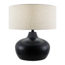 Contract furniture - Black Iron Accent Table Lamp - www.oroatrade.com