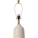 Hospitality furniture - Glazed White Ceramic Table Lamp - www.oroatrade.com