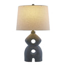Contract furniture - Black Sculptured Base Table Lamp - www.oroatrade.com