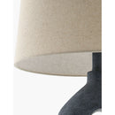 Contract furniture - Black Sculptured Base Table Lamp - www.oroatrade.com