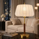 Hospitality furniture - White Cotton Accent Table Lamp - www.oroatrade.com