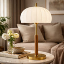 Hospitality furniture - White Cotton Accent Table Lamp - www.oroatrade.com