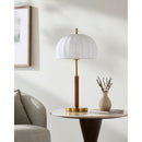 Hospitality furniture - White Cotton Accent Table Lamp - www.oroatrade.com
