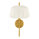 Modern European furniture - White Cotton Accent Wall Lamp - www.oroatrade.com