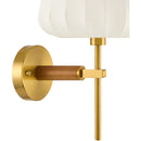 Modern European furniture - White Cotton Accent Wall Lamp - www.oroatrade.com