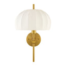 Modern European furniture - White Cotton Accent Wall Lamp - www.oroatrade.com