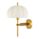 Modern European furniture - White Cotton Accent Wall Lamp - www.oroatrade.com