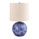Hospitality furniture - Glazed Blue Ceramic Table Lamp - www.oroatrade.com
