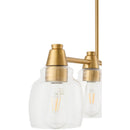 Hospitality furniture - 4-Light Glass Linear Chandelier - www.oroatrade.com