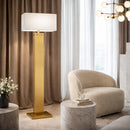Hospitality furniture -  Gold Base Accent Floor Lamp - www.oroatrade.com