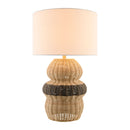 Contract furniture - Wavy Rattan Base Table Lamp - www.oroatrade.com