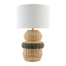 Contract furniture - Wavy Rattan Base Table Lamp - www.oroatrade.com