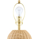 Contract furniture - Wavy Rattan Base Table Lamp - www.oroatrade.com