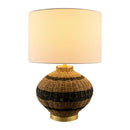 Contract furniture -  Natural Rattan Base Table Lamp - www.oroatrade.com