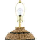 Contract furniture -  Natural Rattan Base Table Lamp - www.oroatrade.com