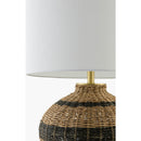 Contract furniture -  Natural Rattan Base Table Lamp - www.oroatrade.com
